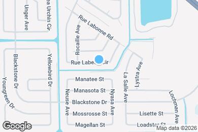 Map image of the property - 858 Rue Labeau Cir