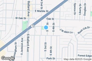 Map image of the property - 204 S 3rd St