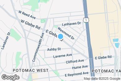 Map image of the property - 109 E Glebe Rd