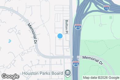 Map image of the property - 361 N Post Oak Ln