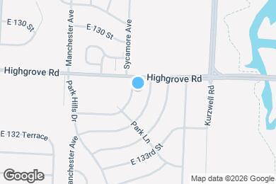 Map image of the property - 13107 Sycamore Ave