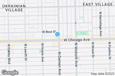 Map image of the property - 2000-2002 W Chicago Ave