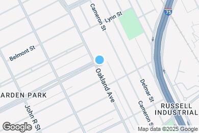 Map image of the property - 9588 Oakland St