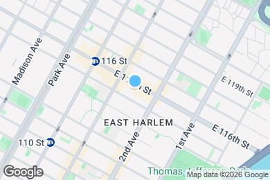 Map image of the property - 226 E 116th St
