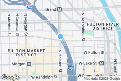 Map image of the property - 345 N Halsted St