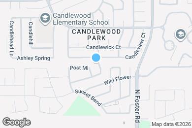 Map image of the property - 2731 Candle Ridge Dr
