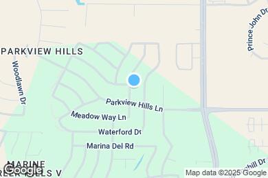 Map image of the property - 6816 Meadow Way Ln