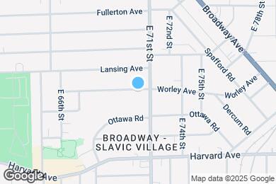 Map image of the property - 7014 Worley Ave