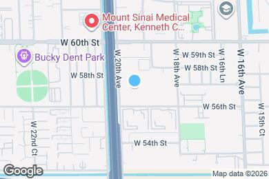 Map image of the property - 5775 W 20th Ave