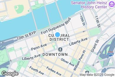 Map image of the property - 709 Penn Ave