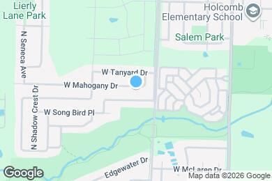 Map image of the property - 3791 W Mahogany Dr