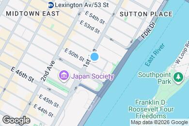 Map image of the property - 413 E 50th St