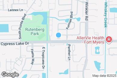 Map image of the property - 8910 Cypress Lake Dr