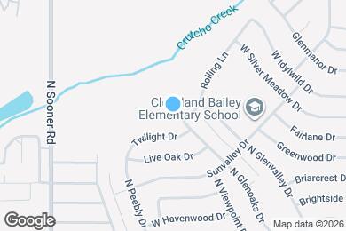 Map image of the property - 3517 N Glenoaks Dr