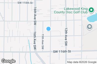 Map image of the property - 11303 14th Ave SW