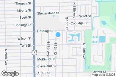 Map image of the property - 1721 N 16th Ct