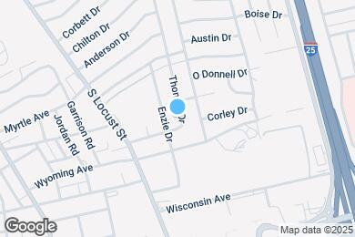 Map image of the property - 2110 Thomas Dr