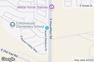 Map image of the property - 8697 S Desert Rainbow Dr