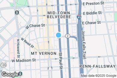 Map image of the property - 23 E Eager St