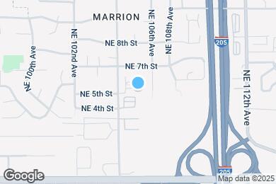Map image of the property - 10459 NE 5th Cir
