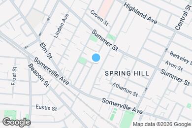 Map image of the property - 55 Lowell St