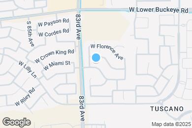 Map image of the property - 8216 W Globe Ave