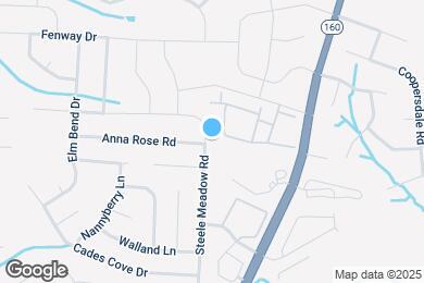 Map image of the property - 9822 Steele Meadow Rd