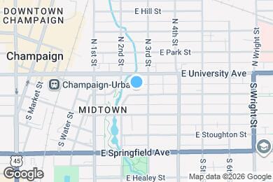 Map image of the property - 214 E Clark St