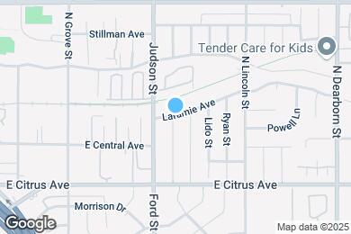 Map image of the property - 1436 Laramie Ave