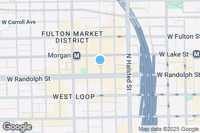 Map image of the property - 166 N Peoria St