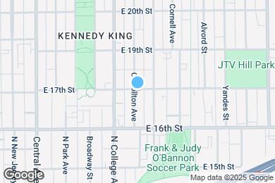 Map image of the property - 1659 Carrollton Ave
