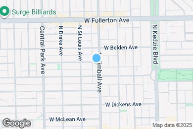 Map image of the property - 2224 N Kimball Ave