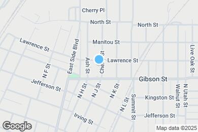 Map image of the property - 1153 Cherry St