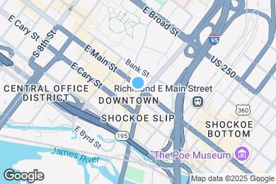 Map image of the property - The Corner Lofts - 1321 E. Main St.