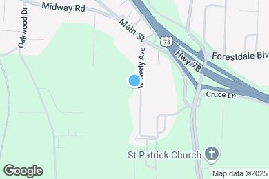 Map image of the property - 118 Waverly Ave