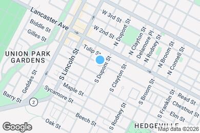 Map image of the property - 201 S Dupont St