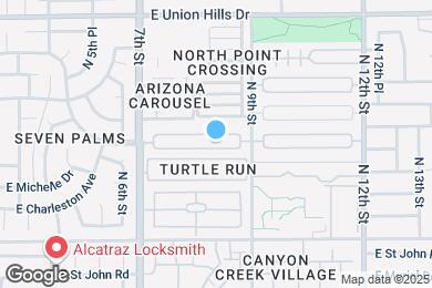 Map image of the property - 820 E Michelle Dr