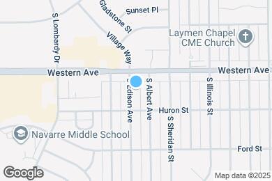 Map image of the property - 426 S Edison Ave