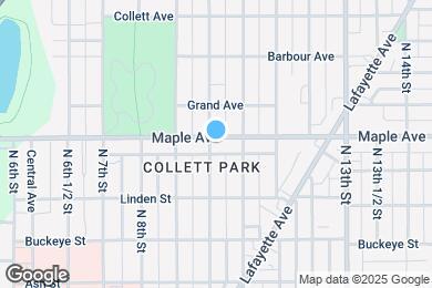 Map image of the property - 1003 Maple Ave