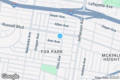 Map image of the property - 2707 Ann Ave