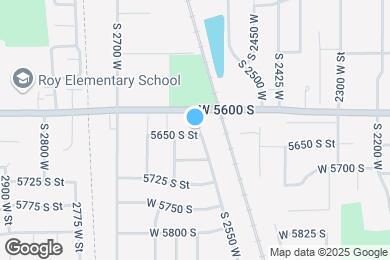 Map image of the property - 2570 w 5650 s