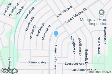 Map image of the property - 4527 Alametos Terrace