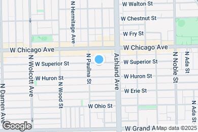 Map image of the property - 1639 W Superior St