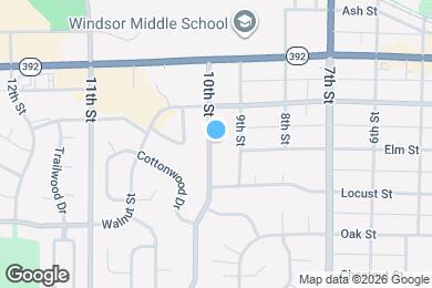 Map image of the property - 327 10th St