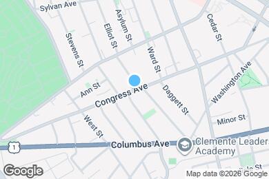 Map image of the property - 619 Congress Ave