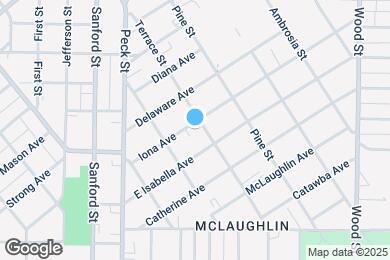 Map image of the property - 1223 Terrace St