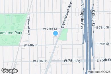 Map image of the property - 7331 S Yale Ave