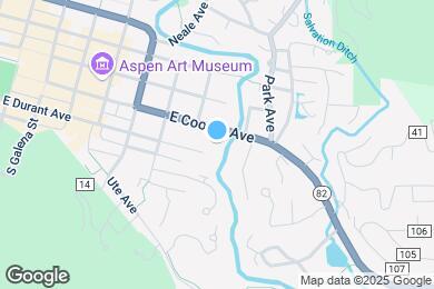 Map image of the property - 1039 E Cooper Ave
