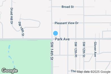 Map image of the property - 1347 Park Ave