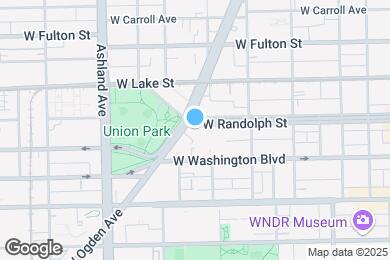 Map image of the property - 1415 W Randolph St